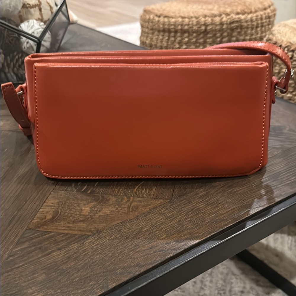 Matt & Nat VAL Vegan Rust Color Shoulder Bag